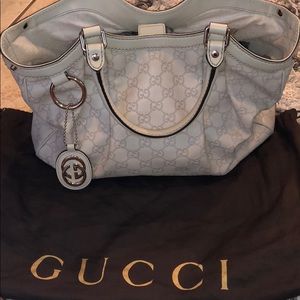 Large Gucci gg Cream Hand Bag! AUTHENTIC
